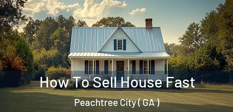  How To Sell House Fast Peachtree City ( GA )